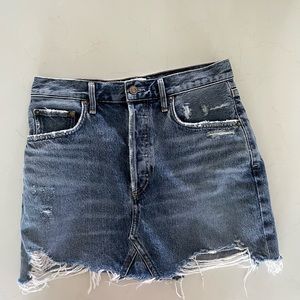Agolde Size 27 Denim Skirt
